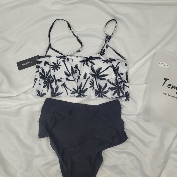 Tempt Me Palms Swimwear Palm Tree Swimsuit - Picture 4 of 4
